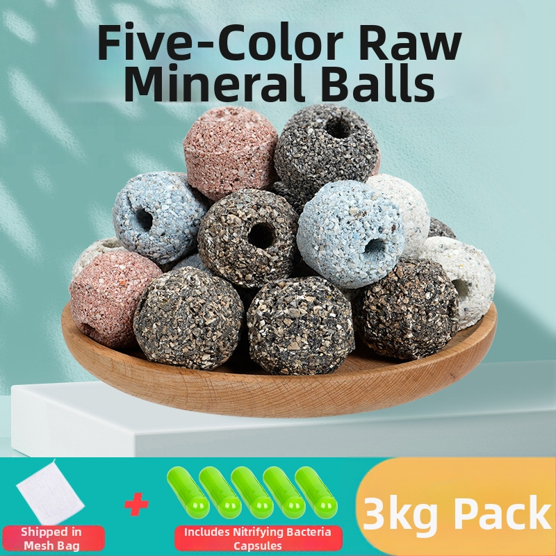 Naichong keraminių filtravimo medžiaga akvariumui su bakterijų kultūra, nano akmens filtras ir biocheminiai kamuoliukai