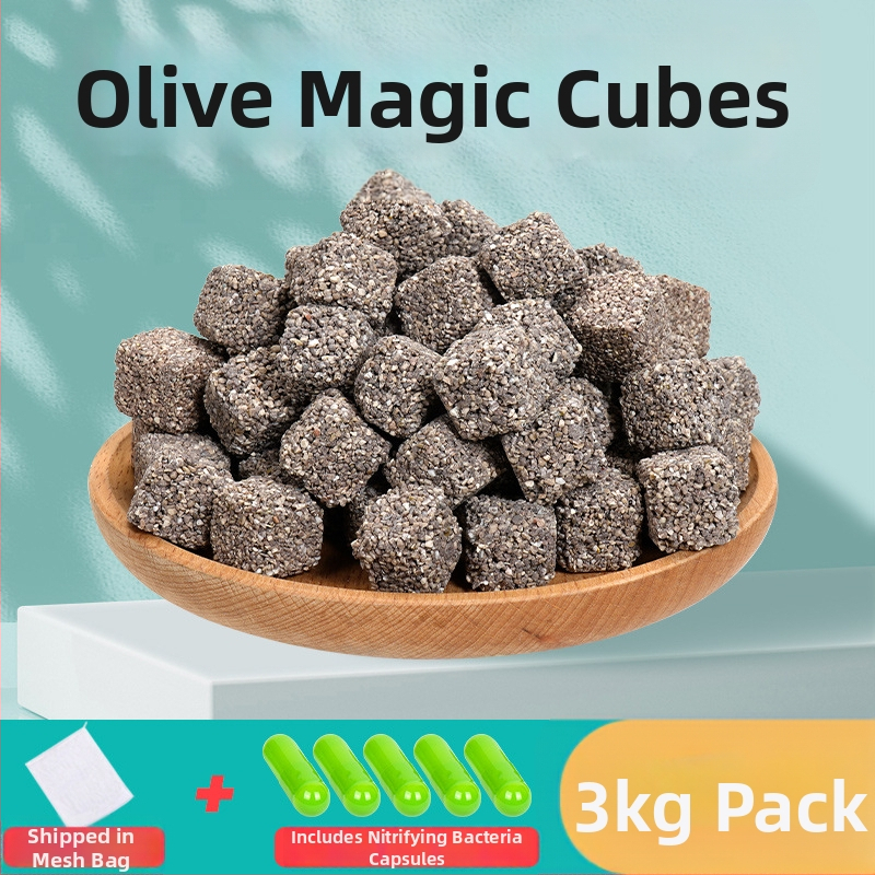 Naichong keraminių filtravimo medžiaga akvariumui su bakterijų kultūra, nano akmens filtras ir biocheminiai kamuoliukai