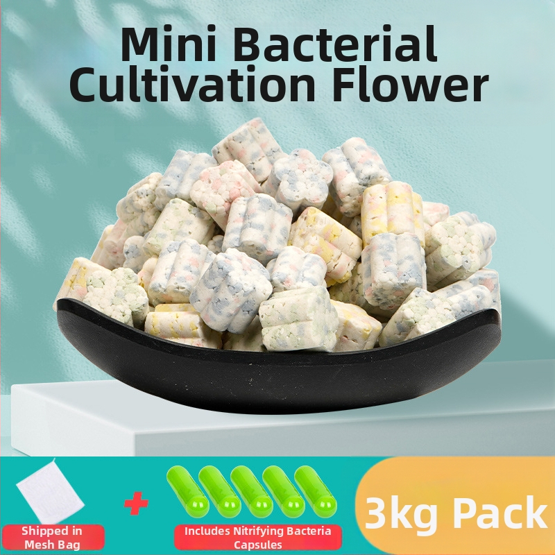 Naichong keraminių filtravimo medžiaga akvariumui su bakterijų kultūra, nano akmens filtras ir biocheminiai kamuoliukai