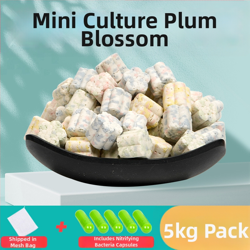 Naichong keraminių filtravimo medžiaga akvariumui su bakterijų kultūra, nano akmens filtras ir biocheminiai kamuoliukai