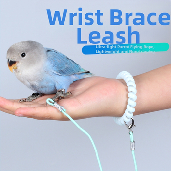 Elastsest nöör papagoi treenimiseks – ülilõhke, jalanähtusest vaba disain; kaubamärk Happy Pet Paradise; sobib papagoidele ja teistele dekoratiivsetele lindudele