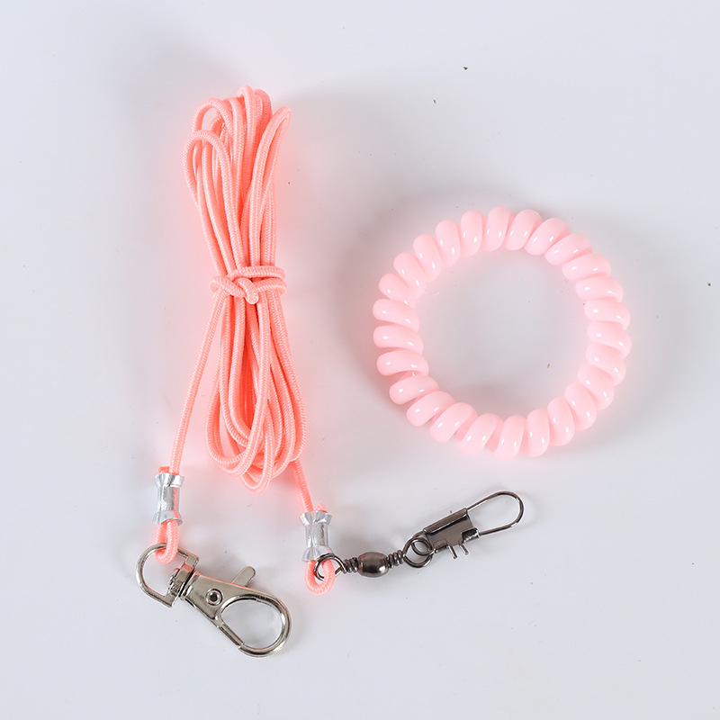 Elastsest nöör papagoi treenimiseks – ülilõhke, jalanähtusest vaba disain; kaubamärk Happy Pet Paradise; sobib papagoidele ja teistele dekoratiivsetele lindudele