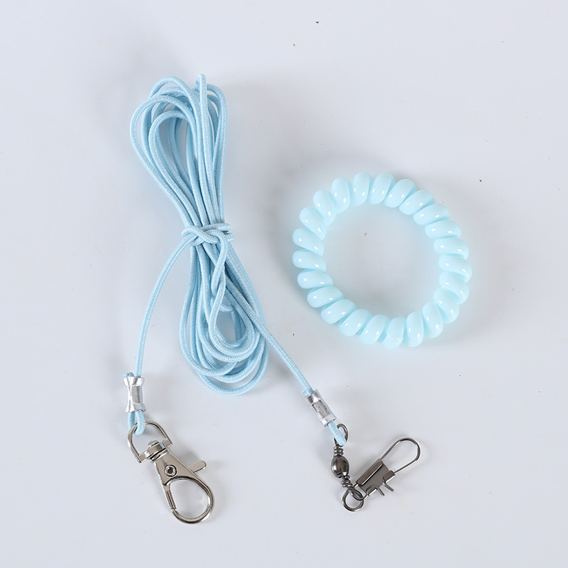 Elastsest nöör papagoi treenimiseks – ülilõhke, jalanähtusest vaba disain; kaubamärk Happy Pet Paradise; sobib papagoidele ja teistele dekoratiivsetele lindudele