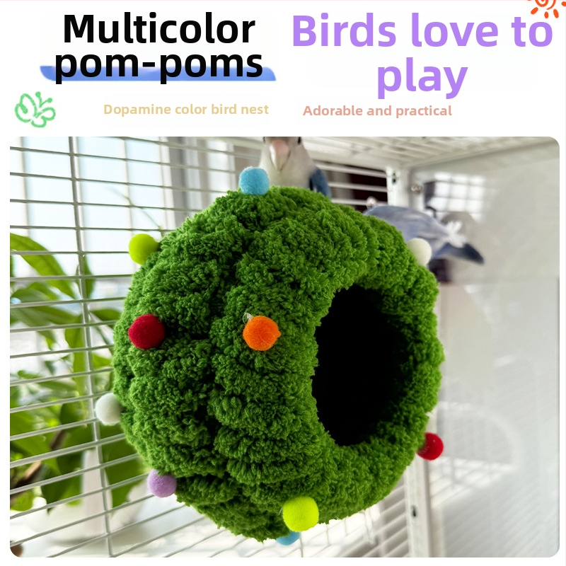 Putnu ligzda Budgie — Virves materiāls, Piemērots Budgie, Neimportēts