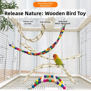 Papagoide mänguasjade tarvikud – ronimislaud, istumisvars, kiik, puurikaunistus; Pär Origin: Anhui; Ei imporditud; Bränd: Carrot Valley; Papagodele