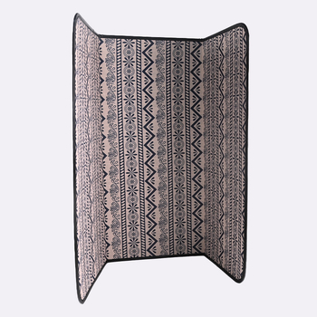 Covoraș pliabil de protecție pentru podea pentru scaunul de calculator, dreptunghiular, din plastic PVC, imprimeu floral, antiderapant.