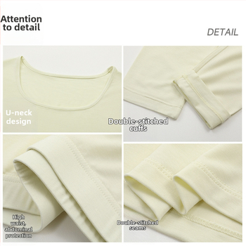 Moterų modalinis terminis pagrindinis rinkinys – plonas, vieno sluoksnio, šildymas, antibakterinis, 51,5% modalas