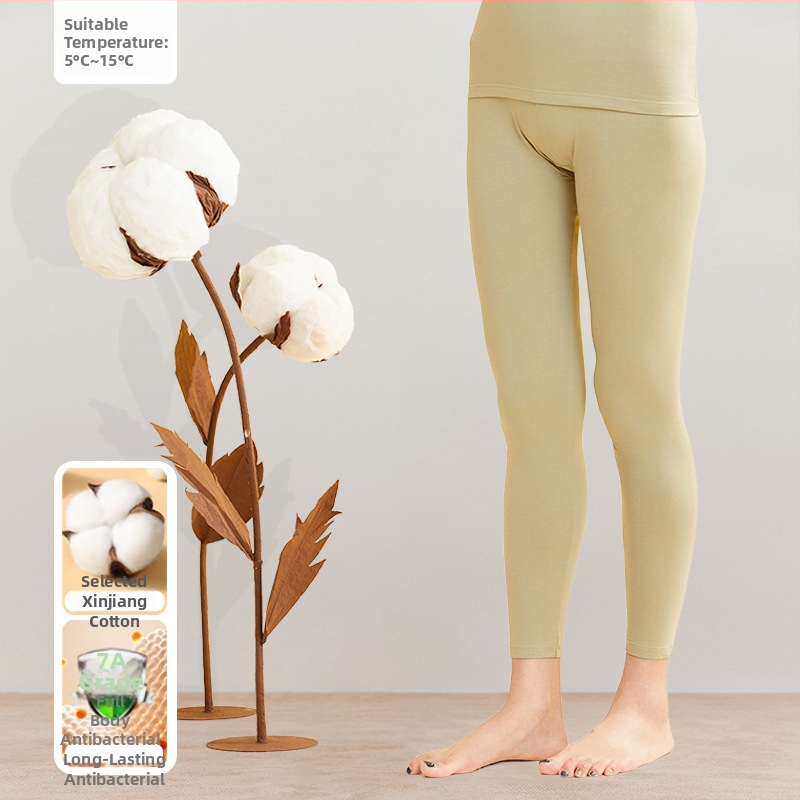 Moterų terminis komplektas iš 95% medvilnės, antibakterinis, apvali kaklo, megztinis viršuje