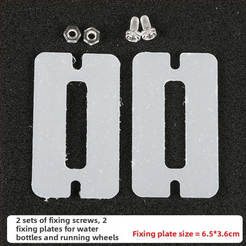 Akrilové doplnky pre hamster klietku – DIY upínacie spony s gumovým pásom, skrutky a okrajové spony, základ klietky; značka Bay nest; nie je dovážané