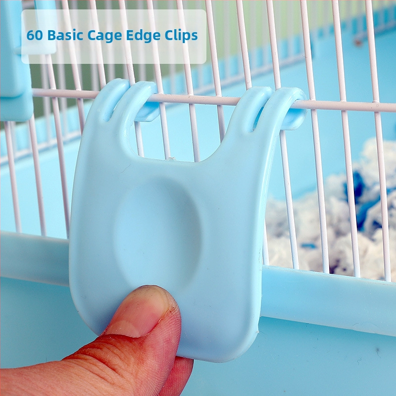 Akrilové doplnky pre hamster klietku – DIY upínacie spony s gumovým pásom, skrutky a okrajové spony, základ klietky; značka Bay nest; nie je dovážané