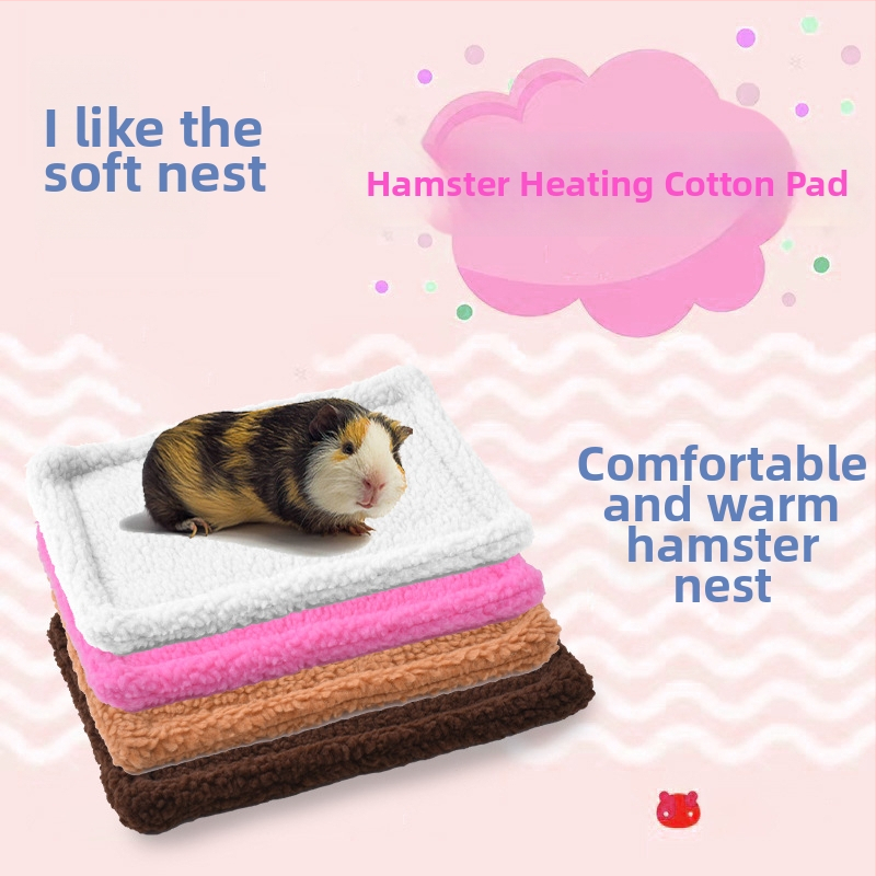 Shine Pet Lamb Fleece pagalvėlė narveliui – šilta visoms sezonoms, skirtas hamsteriui