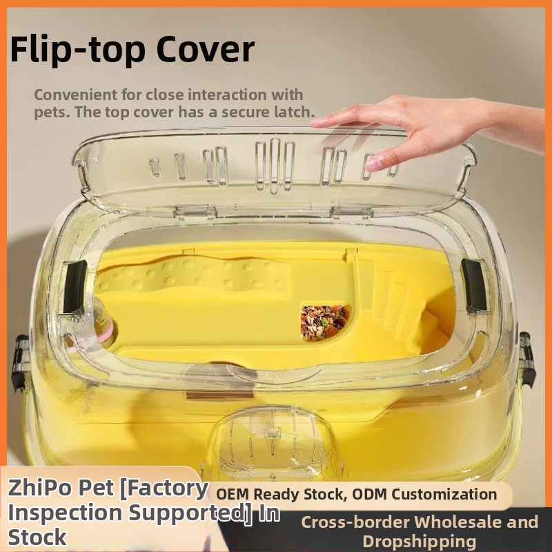 Hamsterio narvas, PP medžiaga, stačiakampio formos, nuimamas dizainas, animacinis stilius