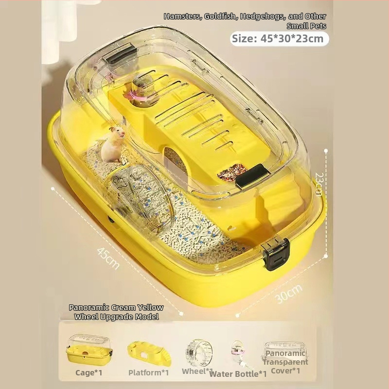 Hamsterio narvas, PP medžiaga, stačiakampio formos, nuimamas dizainas, animacinis stilius