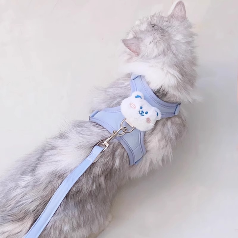 Mačji prsluk-povodac, najlon, neizvlači