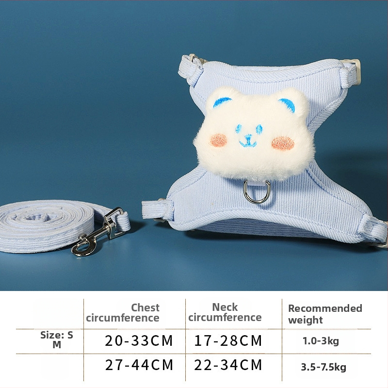 Mačací postroj typu vesty, nylon, neťahá sa
