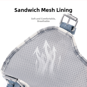 Wakytu denim rindkere rihm lemmikloomadele – vestistiilis rihm, vastupidav lõhestusele, koerale ja kassile