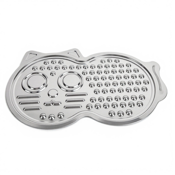 Ανοξείδωτη επιφάνεια γλειψίματος για κατοικίδια, Μάτ αργής σίτισης για γάτες και σκύλους, αντι-πνιγμός, Lang's House μάρκα