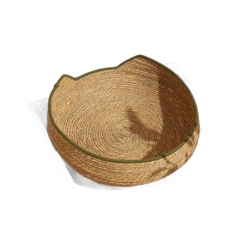 Kaķu ligzda no pletētas ražģa šķiedras, visām sezonām, noņemama un mazgājama, elpojoša, iekšējai lietošanai un automašīnai montēšanai