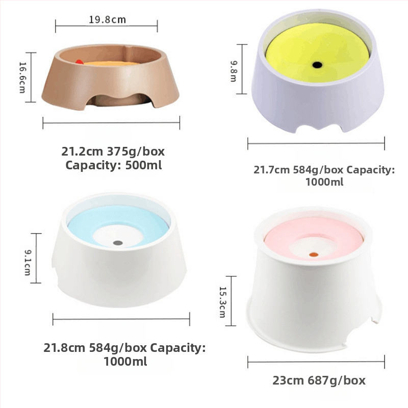 Koera veekauss splash-kaitsega disain, ujuv disain, automaatne veesüsteem, ABS materjal, suur maht