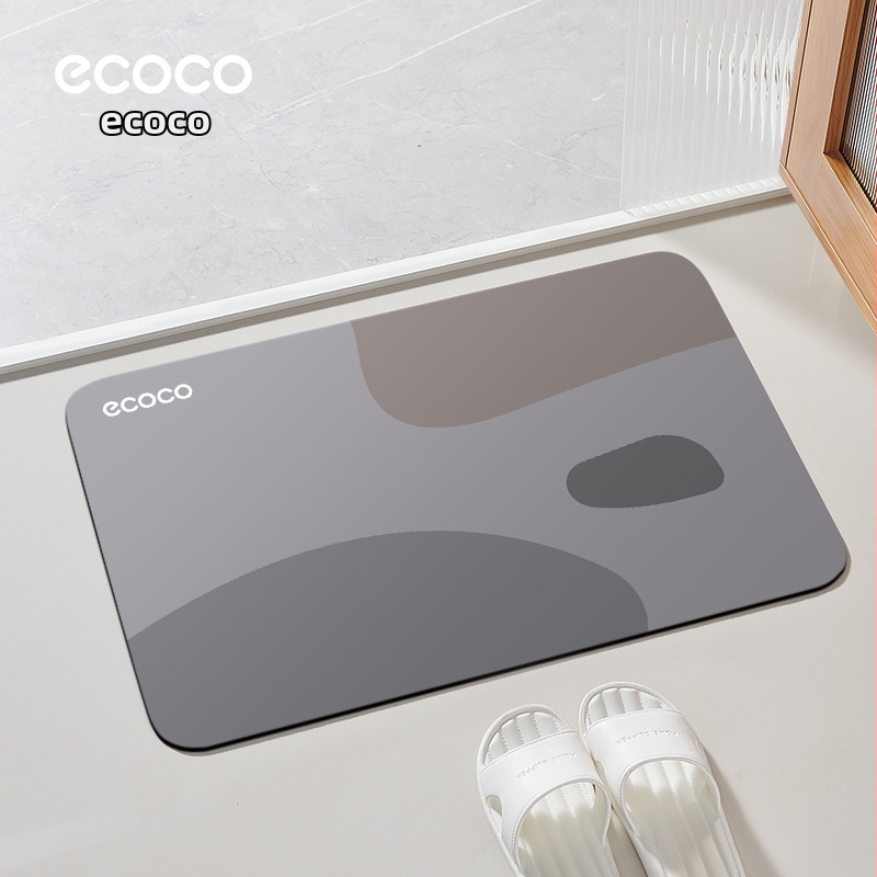 Vannitoa diatomiidist matt – imav, libisemiskindel, kiire kuivamine; ruudukujuline kuju, muster: lilled; sobib vannituppa ja sisenemisele