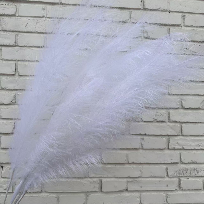 Pastoralinio stiliaus dirbtinių nendrės gėlių dekoras namų ir lauko dekoravimui | šilko gėlės, minkštas PVC | flokavimas, injekcinis liejimas, serigrafija, 3D spausdinimas