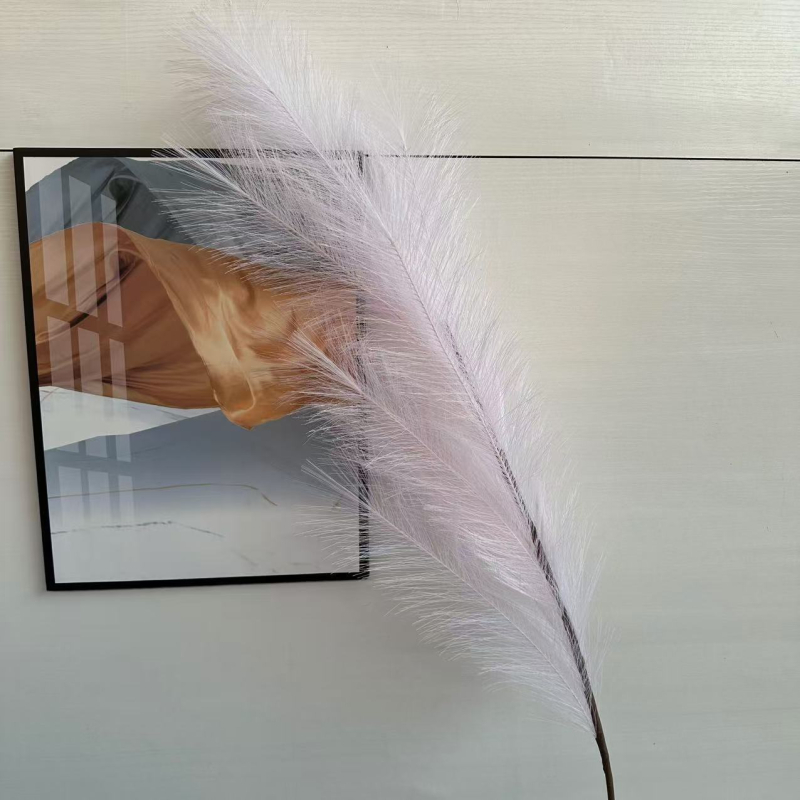 Pastoralinio stiliaus dirbtinių nendrės gėlių dekoras namų ir lauko dekoravimui | šilko gėlės, minkštas PVC | flokavimas, injekcinis liejimas, serigrafija, 3D spausdinimas