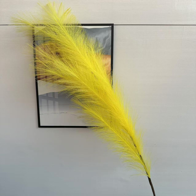 Pastoralinio stiliaus dirbtinių nendrės gėlių dekoras namų ir lauko dekoravimui | šilko gėlės, minkštas PVC | flokavimas, injekcinis liejimas, serigrafija, 3D spausdinimas