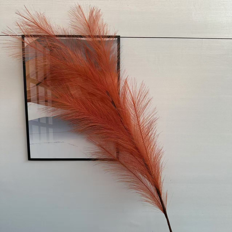 Pastoralinio stiliaus dirbtinių nendrės gėlių dekoras namų ir lauko dekoravimui | šilko gėlės, minkštas PVC | flokavimas, injekcinis liejimas, serigrafija, 3D spausdinimas