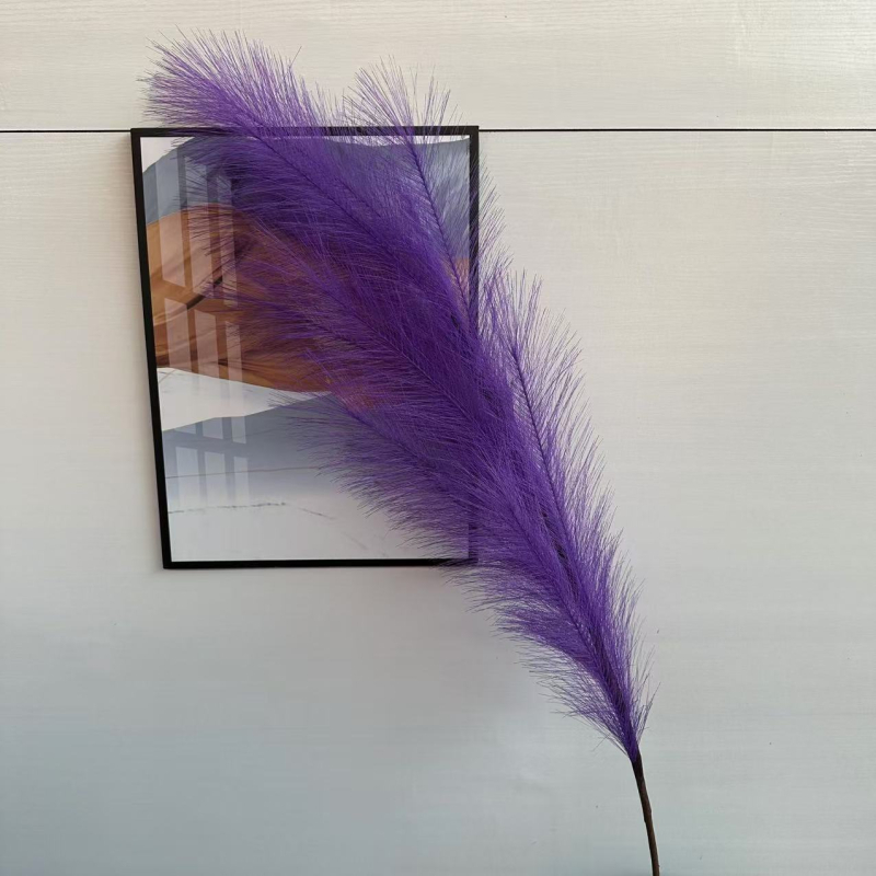 Pastoralinio stiliaus dirbtinių nendrės gėlių dekoras namų ir lauko dekoravimui | šilko gėlės, minkštas PVC | flokavimas, injekcinis liejimas, serigrafija, 3D spausdinimas