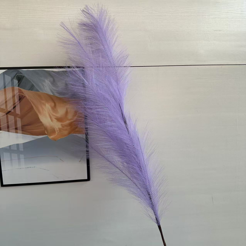 Pastoralinio stiliaus dirbtinių nendrės gėlių dekoras namų ir lauko dekoravimui | šilko gėlės, minkštas PVC | flokavimas, injekcinis liejimas, serigrafija, 3D spausdinimas