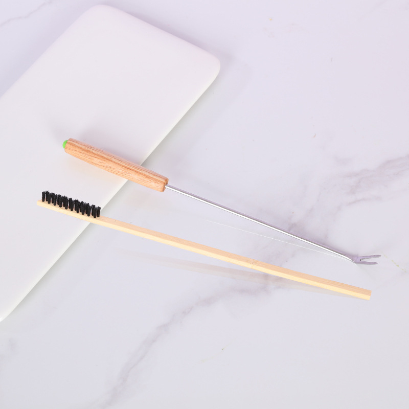 Paukščių narvo valymo rinkinys — šepetėlis ir išmatų kastuvėlis, daugiafunkcinis, plastikas, prekės ženklas Happy Pet Paradise