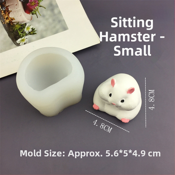 3D hamster silikoninė kepimo forma – nereguliarus kontūras
