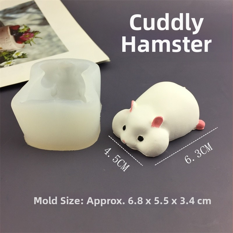 3D hamster silikoninė kepimo forma – nereguliarus kontūras