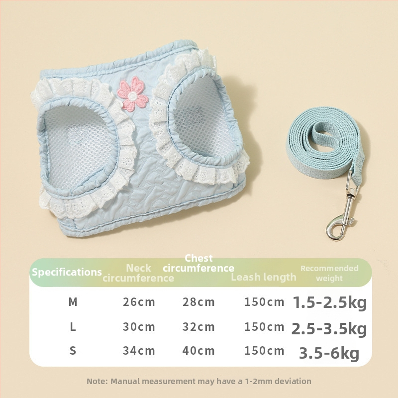 Mačací postroj v štýle vesty s hrudným popruhom, polyester, pôvod Zhejiang