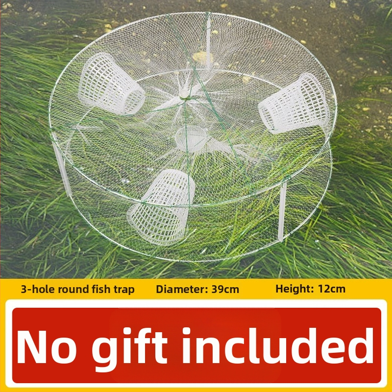 Giant Fin King zvejas tīklu kaste mazām zivīm, langustēm un garnelēm