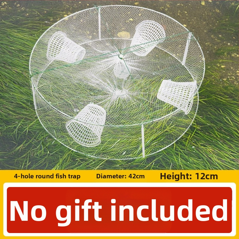 Giant Fin King zvejas tīklu kaste mazām zivīm, langustēm un garnelēm