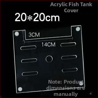 Akrylo akvariumo dangtelis, netoksiškas, skaidrus, kvėpuojantis, krištolo dangtis (Medžiaga: Akrilas; Svoris: 50; Kategorija: Akvariumo įranga)