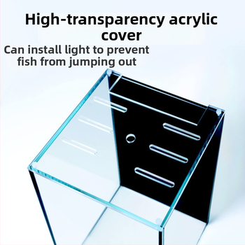 Akrylo akvariumo dangtelis, netoksiškas, skaidrus, kvėpuojantis, krištolo dangtis (Medžiaga: Akrilas; Svoris: 50; Kategorija: Akvariumo įranga)