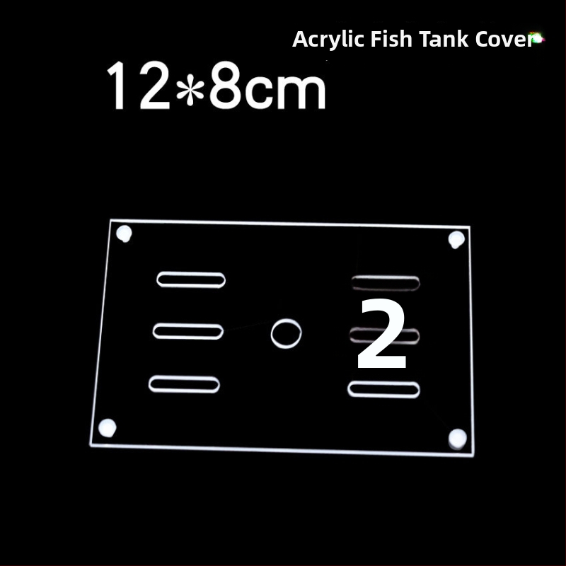 Akrylo akvariumo dangtelis, netoksiškas, skaidrus, kvėpuojantis, krištolo dangtis (Medžiaga: Akrilas; Svoris: 50; Kategorija: Akvariumo įranga)