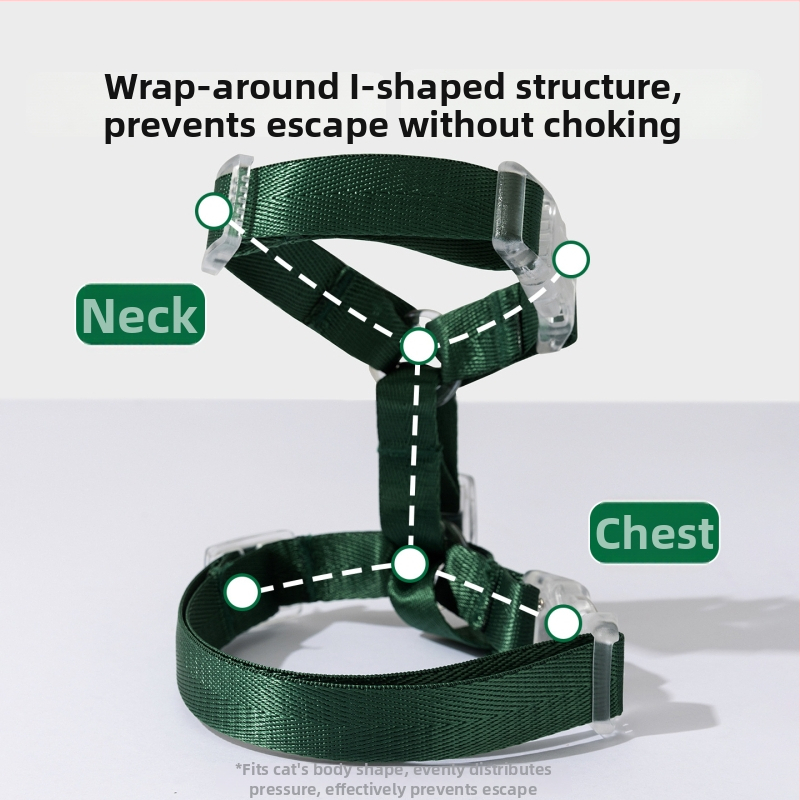 Weixun kassi rindkere rihm – I-kujuline fikseeritud jalutamislint, tootekood 392816535813