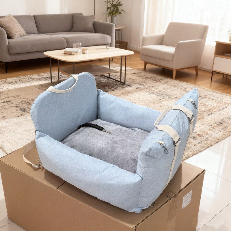 Torba za auto za kućne ljubimce – za pse i mačke, jednobojni model, materijal: platno, marka Yueshang