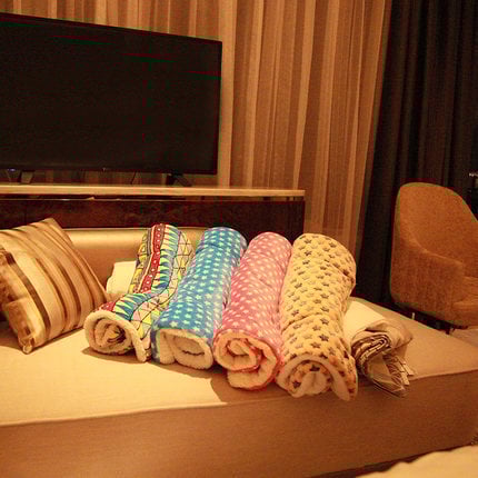 Hartley flanelinis šunų kilimėlis, žieminis miego kilimėlis