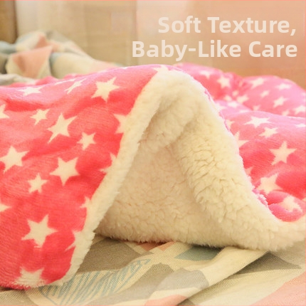 Hartley flanelová podložka pre psy, zimná podložka na spanie