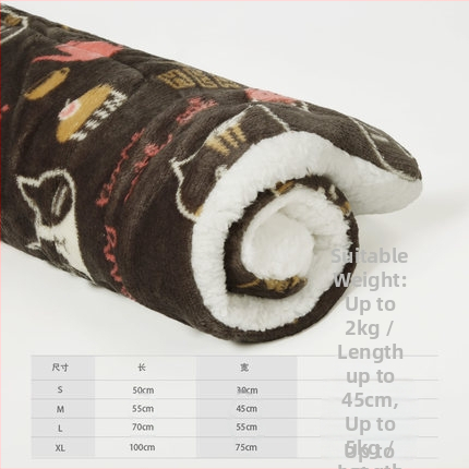 Hartley flanelinis šunų kilimėlis, žieminis miego kilimėlis