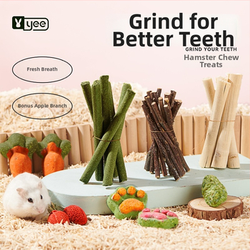 Yee obuolių šakelės kramymo žaislas mažiems gyvūnams – neimportuota