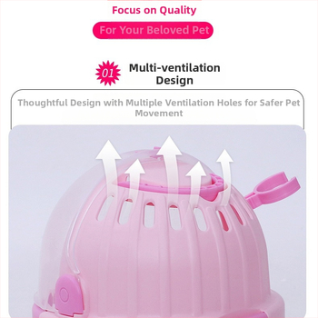 Hamsterio narvas, nešiojamas, kvėpuojantis ir šiltas; Kano plastikas; skirtas hamsters; visoms sezonoms.