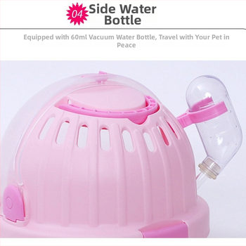 Hamsterio narvas, nešiojamas, kvėpuojantis ir šiltas; Kano plastikas; skirtas hamsters; visoms sezonoms.