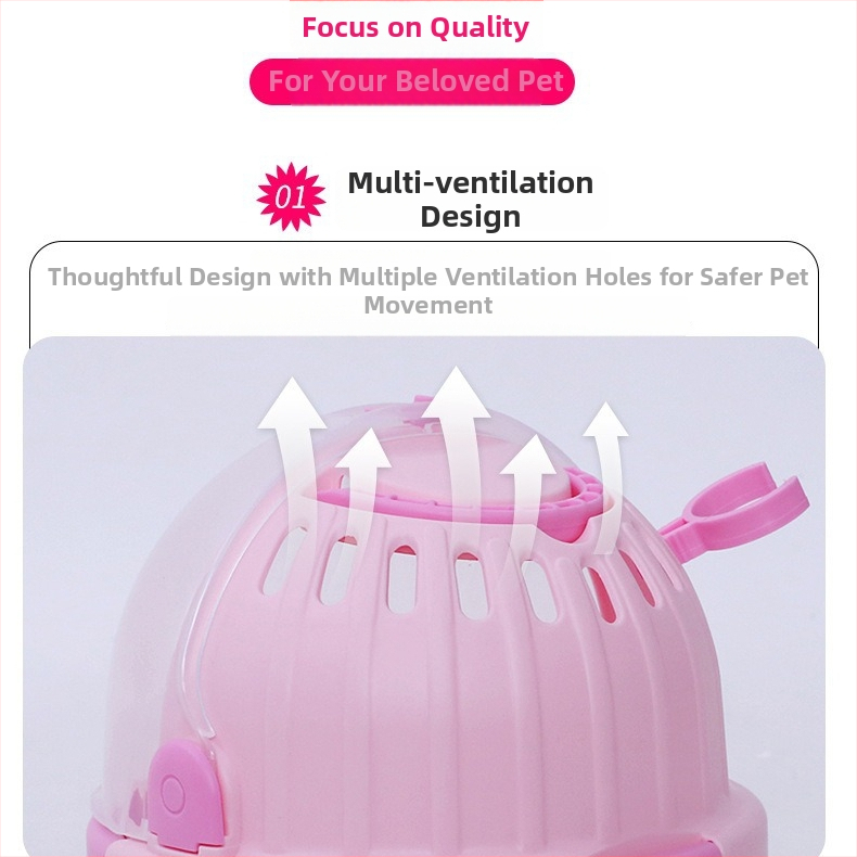 Hamsteru kaste, pārnēsājama, elpojoša un silta; Kano plastmasa; piemērots hamsterim; visām sezonām.