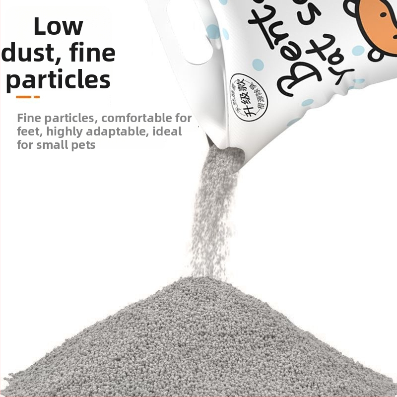 Hamsteru tualetes substrāts ar dezodorantu, bez putekļiem, universāls, zīmols Biyi Qi, vides draudzīga dezodorēšana