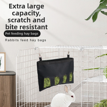 Pakabinta šieno krepšelis mažiems augintiniams: triušiams, jūrų kiaulėms, hamstermi ir činčilėms — Oxford audinys, kilmė Zhejiang, prekių ženklas Confucianism